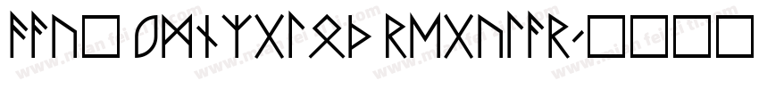 Faux Omniglot Regular字体转换